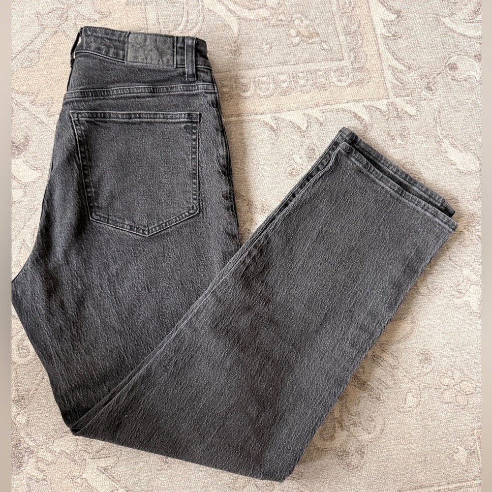Women’s Madewell Black Jeans 90’s Curvy Straight Leg